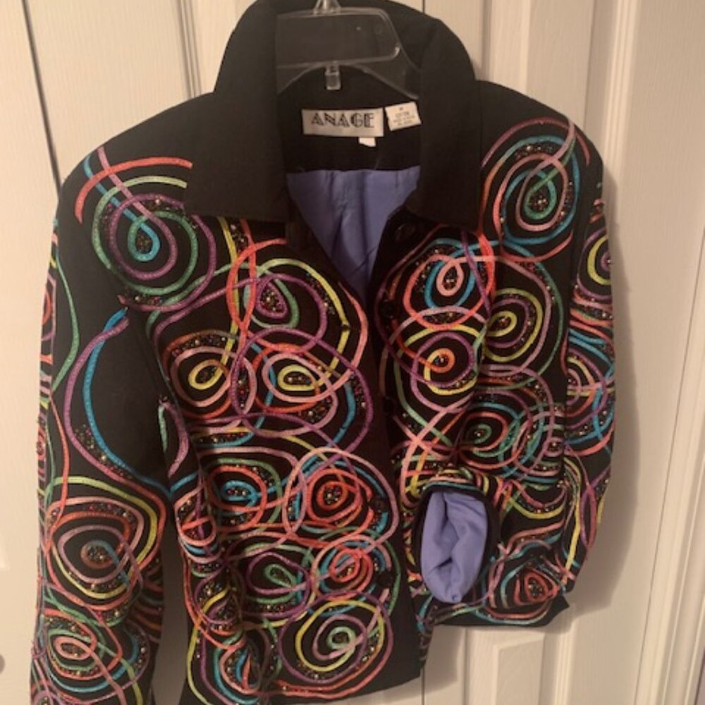 Artsy Multicolor Designer Jacket! - image 1